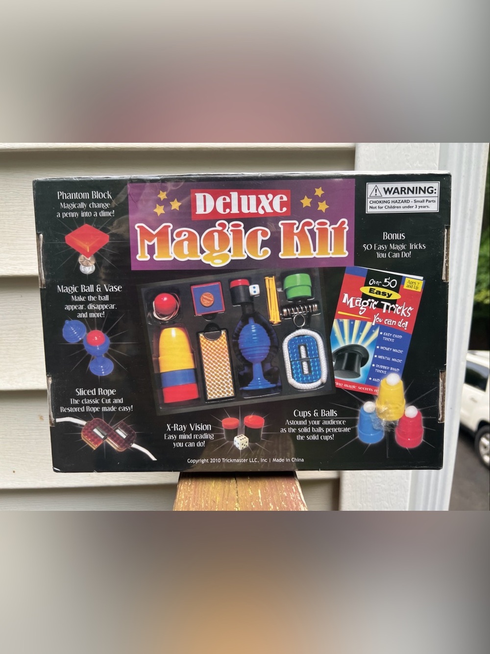 Hamners Deluxe Magic Kit 50+ tricks, Ages 7+. 2010 Trickmaster,Kidcore